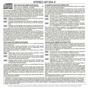 CD Johann Sebastian Bach: Toccata & Fuge (Berühmte Orgelwerke / Choräle Aus Dem »Orgelbüchlein«)