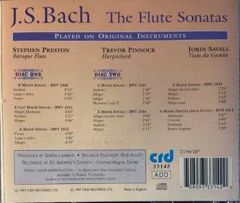 2CD Johann Sebastian Bach: The Flute Sonatas