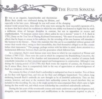2CD Johann Sebastian Bach: The Flute Sonatas