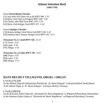 CD Johann Sebastian Bach: Orgelwerke - Organ Works