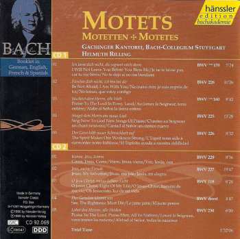 2CD Johann Sebastian Bach: Motets