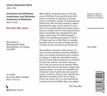 CD Johann Sebastian Bach: Inventions And Sinfonias
