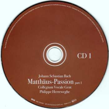 5CD/Set di cofanetti Johann Sebastian Bach: Johannes-Passion • Matthäus-Passion