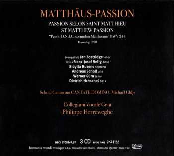 5CD/Set di cofanetti Johann Sebastian Bach: Johannes-Passion • Matthäus-Passion