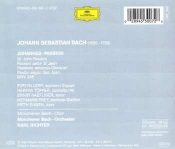 2CD Johann Sebastian Bach: Johannes-Passion (St. John Passion)