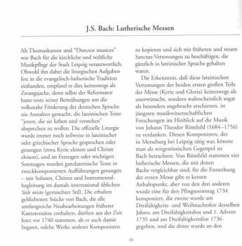 CD Johann Sebastian Bach: Lutheran Masses, Volume One