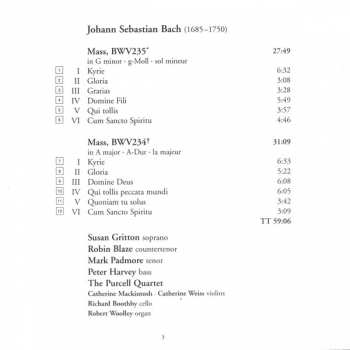 CD Johann Sebastian Bach: Lutheran Masses, Volume One