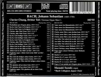 2CD Johann Sebastian Bach: Clavier-Übung III (German Organ Mass)