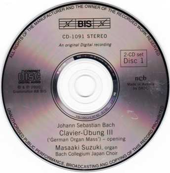 2CD Johann Sebastian Bach: Clavier-Übung III (German Organ Mass)