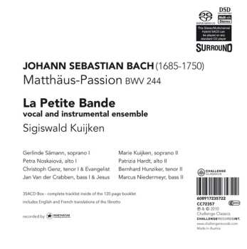 3CD Johann Sebastian Bach: Matthäus-Passion BWV 244