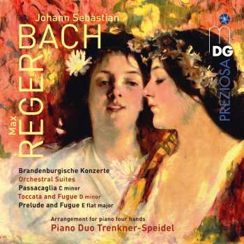 4CD/Set di cofanetti Johann Sebastian Bach: Brandenburgische Konzerte / Orchestral Suites / Passacaglia C Minor / Toccata And Fugue D Minor / Prelude And Fugue E Flat Major