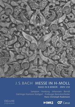 2CD/DVD Johann Sebastian Bach: Messe in H-Moll Mass in B Minor BWV 232 DLX