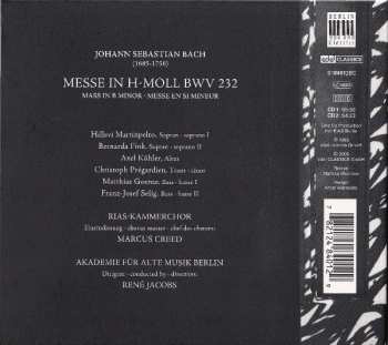 2CD Johann Sebastian Bach: Mass In B Minor LTD | NUM