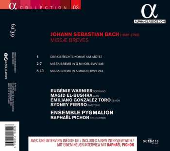 CD Johann Sebastian Bach: Missae Breves BWV 234 & 235