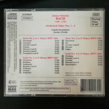 CD Johann Sebastian Bach: Orchestral Suites Nos. 1 - 4