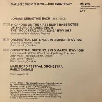 CD Johann Sebastian Bach: Orchestral Suites Nos. 2 & 3