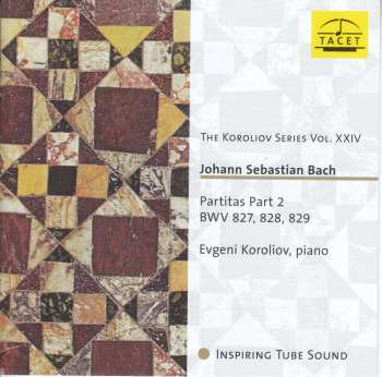 CD Johann Sebastian Bach: Partiten Bwv 827-829