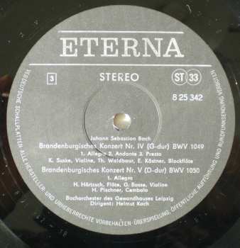 2LP Johann Sebastian Bach: Sechs Brandenburgische Konzerte