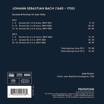 CD/SACD Johann Sebastian Bach: Sonatas & Partitas, BWV 1001-1006