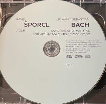 2CD Johann Sebastian Bach: Sonatas And Partitas For Solo Violin BWV 1001-1006