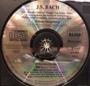 3CD/Set di cofanetti Johann Sebastian Bach: St Matthew Passion