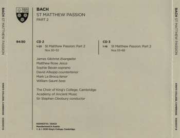 Set di cofanetti/3SACD Johann Sebastian Bach: St Matthew Passion