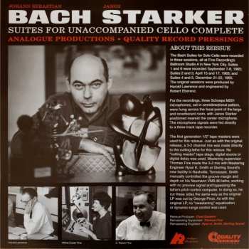 6LP/Set di cofanetti Johann Sebastian Bach: Suites For Unaccompanied Cello Complete LTD | DLX