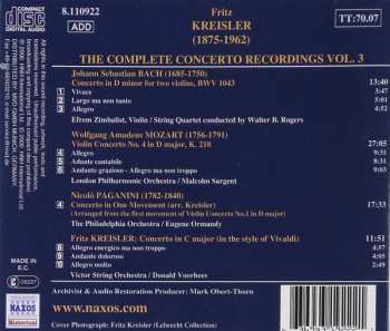 CD Johann Sebastian Bach: The Complete Concerto Recordings Vol. 3