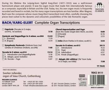 CD Johann Sebastian Bach: The Complete Karg-Elert Organ Transcriptions