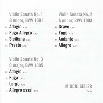 CD Johann Sebastian Bach: The Violin Sonatas