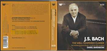 5CD/Set di cofanetti Johann Sebastian Bach: The Well-Tempered Clavier = Das Wohltemperierte Clavier = Le Clavier Bien Tempéré