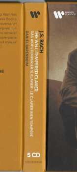 5CD/Set di cofanetti Johann Sebastian Bach: The Well-Tempered Clavier = Das Wohltemperierte Clavier = Le Clavier Bien Tempéré