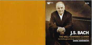 5CD/Set di cofanetti Johann Sebastian Bach: The Well-Tempered Clavier = Das Wohltemperierte Clavier = Le Clavier Bien Tempéré
