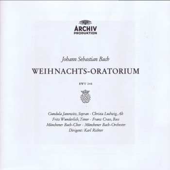 3LP/Set di cofanetti Johann Sebastian Bach: Weihnachtsoratorium BWV 248