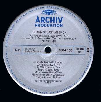 3LP/Set di cofanetti Johann Sebastian Bach: Weihnachtsoratorium BWV 248