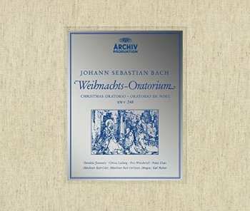 3CD Johann Sebastian Bach: Weihnachts-Oratorium - Christmas Oratorio - Oratorio De Noel BWV 248