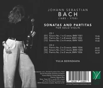 2CD Johann Sebastian Bach: Sonatas And Partitas For Solo Violin