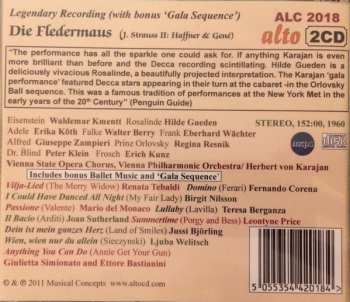 2CD Herbert von Karajan: Die Fledermaus (with Gala Scene)