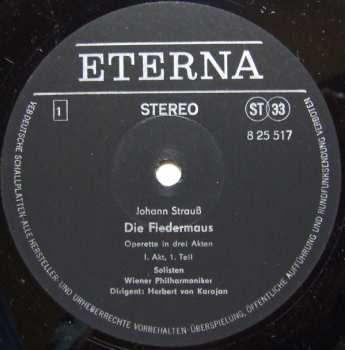 3LP/Set di cofanetti Herbert von Karajan: Die Fledermaus (3xLP + BOX + BOOKLET)