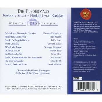3CD Herbert von Karajan: Die Fledermaus