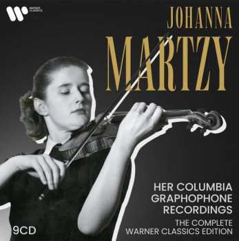 9CD/Set di cofanetti Johanna Martzy: Her Columbia Graphophone Recordings (The Complete Warner Classics Edition)
