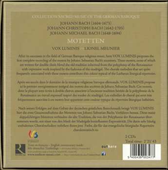 2CD/Set di cofanetti Johann Christoph Bach: Bach Motetten