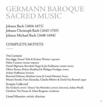 2CD/Set di cofanetti Johann Christoph Bach: Bach Motetten