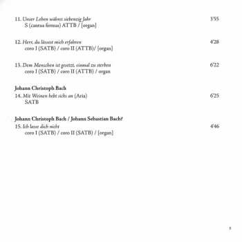 2CD/Set di cofanetti Johann Christoph Bach: Bach Motetten