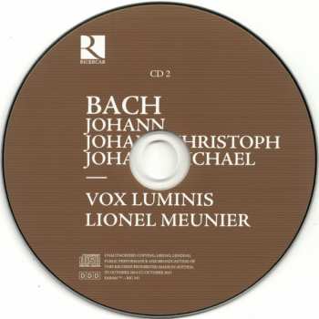 2CD/Set di cofanetti Johann Christoph Bach: Bach Motetten