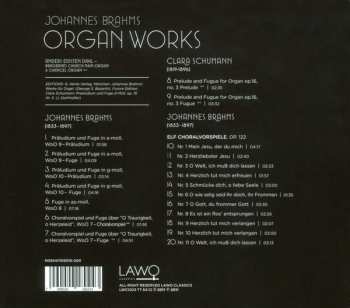 CD Johannes Brahms: Organ Works