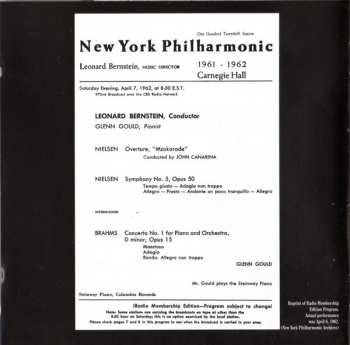 CD Johannes Brahms: Brahms Piano Concerto No. 1
