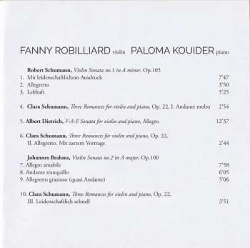 CD Robert Schumann: Brahms Schumann