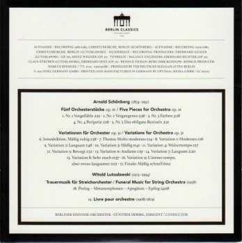 4CD/Set di cofanetti Johannes Brahms: Complete Symphonies