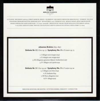 4CD/Set di cofanetti Johannes Brahms: Complete Symphonies